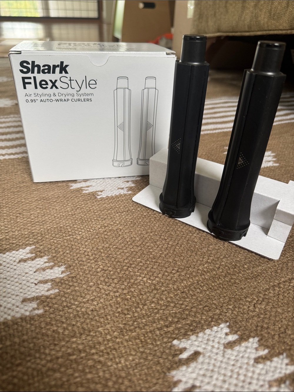 Shark FlexStyle 0.95" Auto-Wrap Curling Barrels in Black